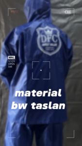 Jas Hujan Raincoat Setelan BW DFC Jaket Celana Dewasa Bahan premium Anti Rembes