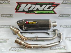 knalpot racing akrapovic layang karbon all matic ready vario 150 vario 125 beat fi beat karbu nmax new/old aerox new/old pcx adv mio j mio m3 mio lama genio lexy xeon xride dll