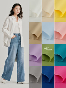 Vải Cotton Nguyên Chất Mỏng Màu Trơn Thường Ngày Cho Áo Sơ Mi Quần Áo Trẻ Em Áo Khoác Ngoài Vải Thêu Tay Vải Thêu Tay