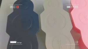 3 Grids Ice Cube Mould with Lid Food Grade Silicone Ice Cube Molds Cylindrical Ice Maker Easy-Release Ice Tray