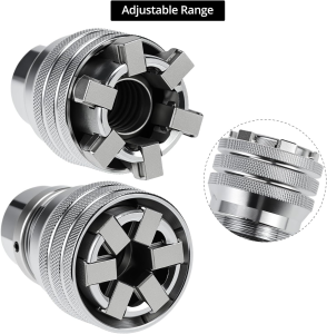 Adjustable Universal Socket Wrench 10-19mm Adjustable Drive Socket Wrench Sleeve 3/8" Drive Manual Socket Wrench