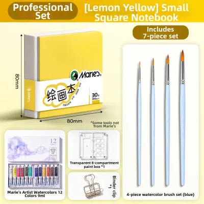 Marie’s | Portable Mini Watercolor Set Pearlized Opaque