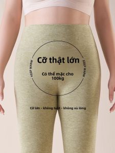 MiiOW | Quần lót cotton cỡ lớn MiiOW Quần dài ấm áp mùa thu đông cho nữ quần cotton giữ nhiệt độ quần dài thoải mái