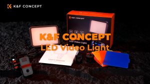 K&F LED Video Light for Selfie Vlog - Portable & Durable (KF34.034)