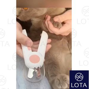 KỀM CẮT MÓNG CHÓ MÈO CÓ ĐÈN chống cắt phạm vào thịt kìm bấm móng chăm sóc thú cưng kèm giũa LOTA SHOP