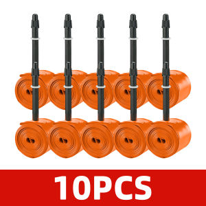 PINMOAP 1/2/5/10PCS Road Bike Inner Tube 700x18-32c Presta Valve Bicycle Tire Tube Butyl Rubber Cycling Replacement Repair Spare