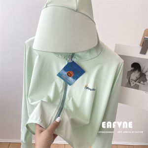 Summer and Autumn Removable Hooded Sun Protection Clothing Loose Thin Coat Casual Easiest for Match Breathable Stylish Cloak Sun Protection Clothing