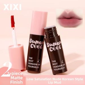 XIXI | Matte Velvet Lip Tint Long-lasting Non-transfer 2 Pieces