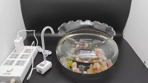 ปั้มน้ำพุ ปัมน้ำพุแมว หัว USB ปั้มน้ำUSB ปั้มน้ำพิเศษน้ำพุแมว สามารถใช้ทดแทนได้ ปั๊มน้ำแบบมีไฟ LED เกรด A+