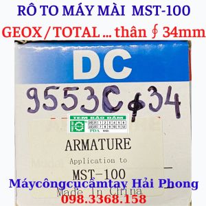 Rô to máy mài góc ToTal F100 / Geox F100 -  Mod. 9553C F32 mm . Mod.9553C F34 mm (MST-100)