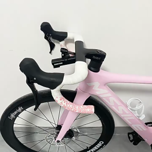 1 Pair Cherry Blossom Bicycle Handlebar Sweat Absorbing Tape Road Bike Bar Tape Pu Shock-Absorbing