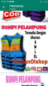 JaketBaju Rompi Pelampung RenangDewasaDanAnakAnak