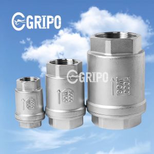 GRIPO High End quality 304 Stainless Spring check valve foot valve one way spring check valve