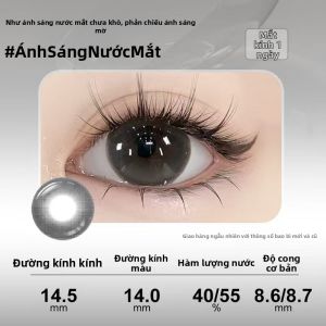 Mắt Kính Giao Tiếp Dùng Một Ngày Màu Hồng Tự Nhiên Được Sinh Viên Yêu Thích 10 Cái