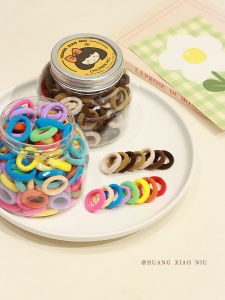 Huang Xiaoniu Baby Hair Friendly String Color High Elastic Baby Small Size Towel Ring Hair Band Girl Basic Hair Rope