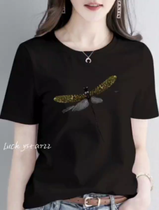 KAOS ATASAN TERBARU CAPUNG CUTE COMBED PREMIUM WANITA