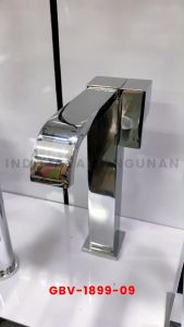 Germany Brilliant Kran Wastafel Tinggi Keran Air Panas Dingin Bahan Full Kuningan Chrome Hitam Putih