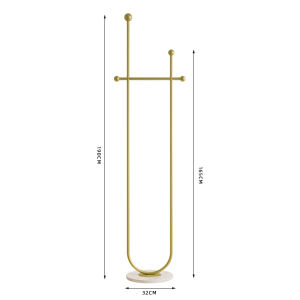 Modern Luxury Simple Stand Clothes Hanger for Living Room Entrance Bag Hat Rack Home Use Metal Welding Artistic Style