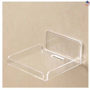 V380 PRO Camera Stand Holder Transparent Self-adhesive Wall Mounted Bracket camera stand Cctv wall mount adhesive camera stand wifi camera stand holder Drill-free mount Easy-to-Install Monitoring Stand Free-Punch Acrylic CCTV Projector Holder