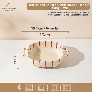MODERN SWEETHOME | Air Fryer Multi-Purpose Glazed Ceramic Bowl