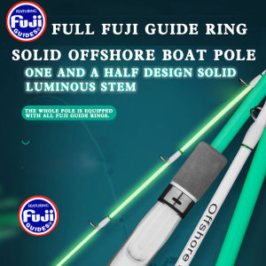 【TRAINFIS】Slow-Jigging Rod 1.38M/1.55M/1.7M/1.8M Full Fuji Guides Solid Carbon Saltwater Fishing Boat Rod Baitcasting Rod Spinning Rod