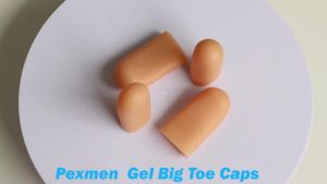 Pexmen 2Pcs Soft Toe Protectors Silicone Toe Caps to Cushion Toe Blister Corn Callus Great for Running Walking Stop Toe Pain