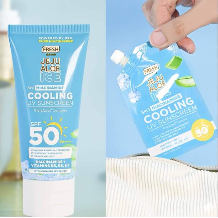 Fresh Jeju Aloe ICE Sunscreen Lazada PH