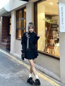 New Chinese Style Set Women Autumn Winter Irregular Half Skirt Two Piece Fashionable Outerwear Elegant Minimalist Series