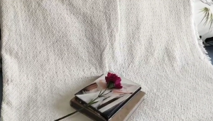 Nordic blanket Herringbone Pattern 180 x 300 cm / throw blanket / penutup sofa / selimut sofa / bedspread