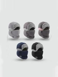 Thickened Winter Cap for Men And Women Skiing Outdoor Cycling Ear Protection Windproof Style Hat round Top Casual Fashion