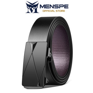 MENSPE Fashion Men’s Belt Business Leisure Belt Stylish Automatic Buckle Belt PU Waistband Youth Sports Pant Belt Stylish Simple Nice Waistband Durable Belt