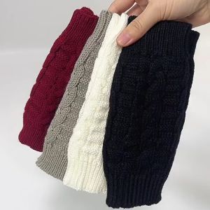 Găng Tay Len Nam Nữ Dày Ấm Hở Ngón Bấm Điện Thoại - 100style