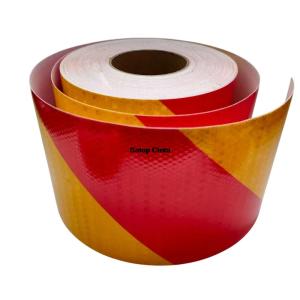 15cm*1M DIY Waterproof High Visibility Self-Adhesive Warning Safety Tape Reflective Stickers External Accessories For Car Trucks