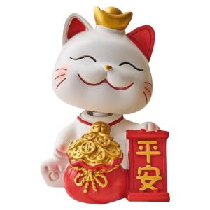 YINXIANGKONGJIAN | Tượng Trang Trí Mèo May Mắn Mini