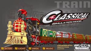 รถไฟ รถไฟบังคับ รถไฟจำลอง ชุดรถไฟ ชุดของเล่นรางรถไฟ รถไฟของเล่น ชูดรางรถไฟ รถจักรไอน้ำ ของ ขวัญเด็กผู้ชาย Dynamic Steam RC Trains