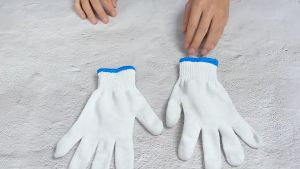 (แพ็ค12คู่) ถุงมือผ้า ถุงมือทอผ้าฝ้าย  สีขาว/สีเทา 300g-600g ถุงมือผ้าฝ้าย ถุงมือช่าง ถุงมืองานเกษตร ถุงมืออเนกประสงค์ ถุงมือทำสวน ถุงมือช่างไฟ