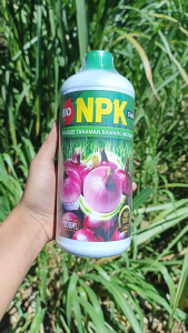 Pupuk NPK Cair Bawang Merah 1 Liter Cap Laksa Plus ZPT Penyubur Akar Daun Umbi Tingkatkan Panen