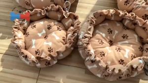 Dog Bed Pet Bed Cat Soft Fabric Cushion Sleeping Bed Dog Bed Washable Pet Accessories Puppy Bed Soft Mat