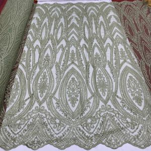 Bahan Kain Tile Elishab Full Payet Spanggel Harga 1/2 mter Obral