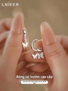 Lnieer | Bông Tai Bạc S999 Thiết Kế Độc Đáo