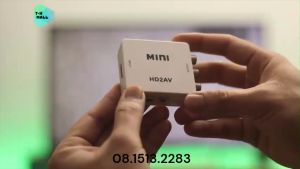 [HDMI to AV] Bộ chuyển đổi Video HDMI sang AV 1080p Công cụ chuyển đổi tổng hợp Tương thích HDMI với RCA CVSB L / R