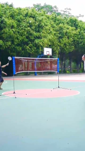 3.1 เมตร ตาข่ายฝึกซ้อมแบดมินตัน ขาตั้งแบบพกพา Portable Badminton Net ตาข่ายแบดมินตัน