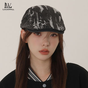 LouisWill Women Beret Hat Retro Style Hat Artistic Beret Cap Vintage Beret Hat Fashion Retro British Style Golf Flat Cap Casual Hat Beret for Men Women
