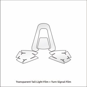 MOYUMO | Transparent TPU Waterproof Headlight Taillight Decal Motorcycle Modification Parts