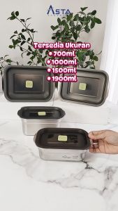 Wadah Makanan Stainless Food Container Kedap