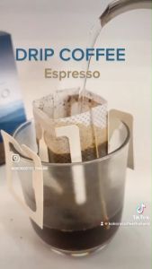 กาแฟดริป Drip bag coffee - เอสเพรสโซ่เบลนด์ อราบิก้าเเละโรบัสต้า