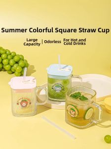 NERVISHI | High Appearance Square Glass Cup With Handle