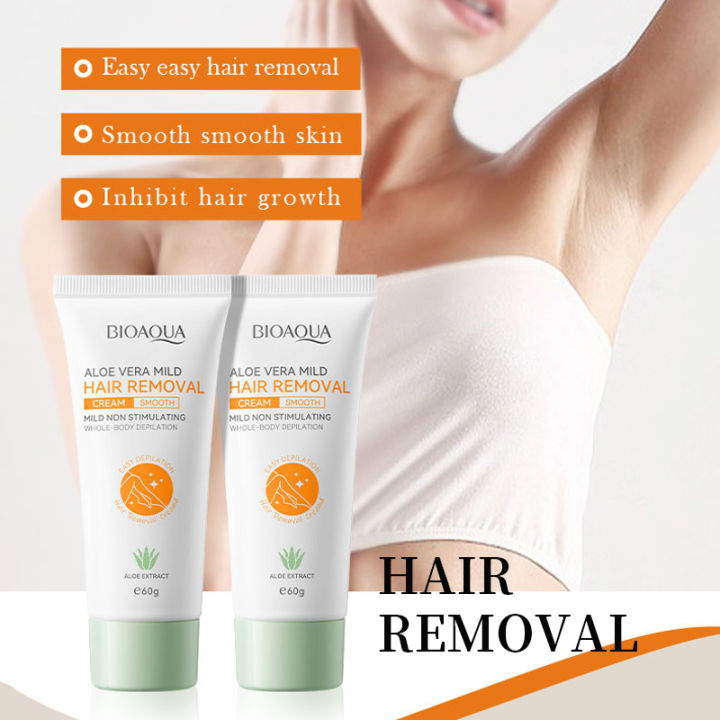 【Malaysia Stock&COD】Hair Removal Cream 60g Permanent Hair Removal Body