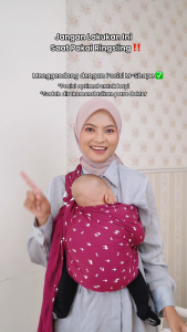 Momaz Gendongan Ring Sling Snuggle HandsFree
