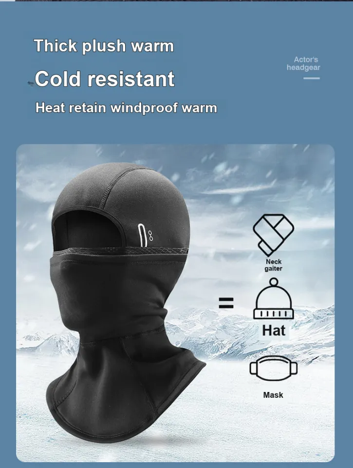 Thermal Outdoor Riding Face Mask Windproof Thick Full Face Neck